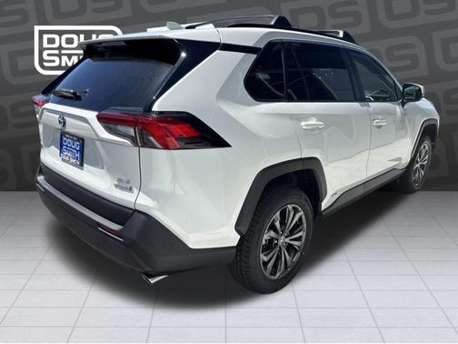 Blizzard Pearl 2022 Toyota RAV4 Hybrid XLE Premium