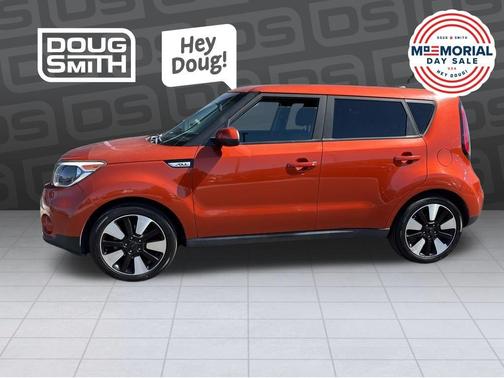 Orange 2018 Kia Soul +