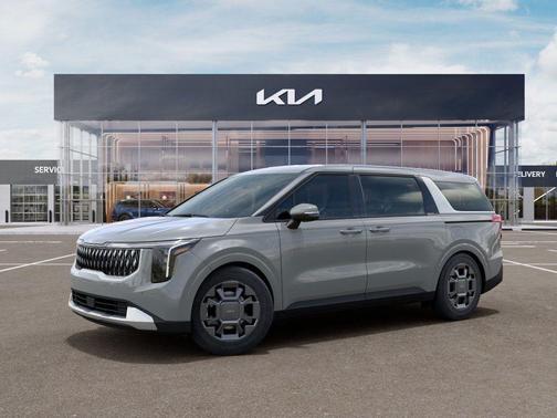 Ceramic Silver 2026 Kia Carnival Hybrid EX