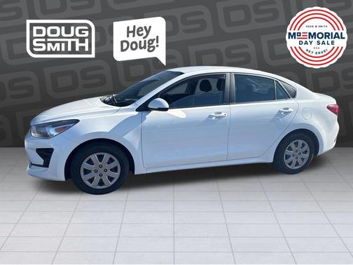 Clear White 2022 Kia Rio LX