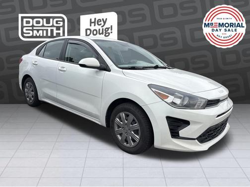 Clear White 2022 Kia Rio LX