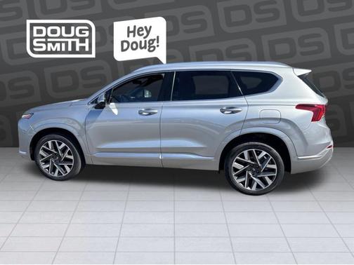Shimmering Silver Pearl 2022 Hyundai SANTA FE Calligraphy