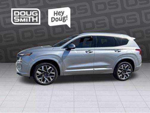 Shimmering Silver Pearl 2022 Hyundai SANTA FE Calligraphy