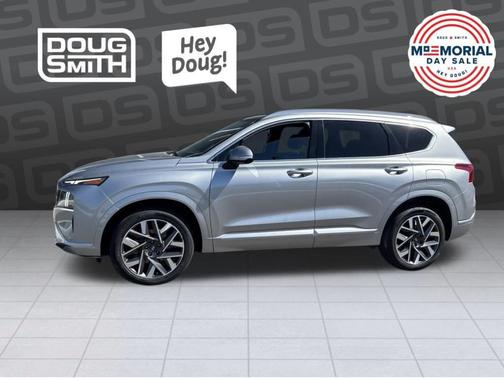 Shimmering Silver Pearl 2022 Hyundai SANTA FE Calligraphy