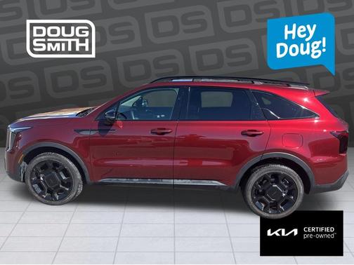 Dawning Red 2025 Kia Sorento X-Line EX