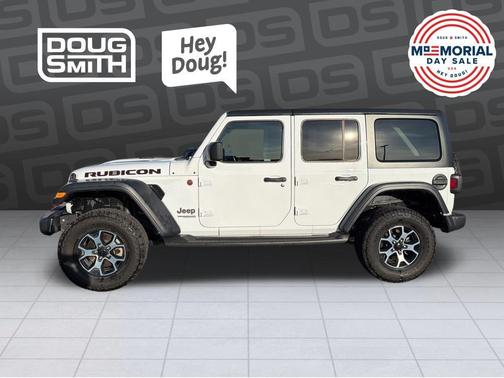 Bright White Clearcoat 2019 Jeep Wrangler Unlimited Rubicon