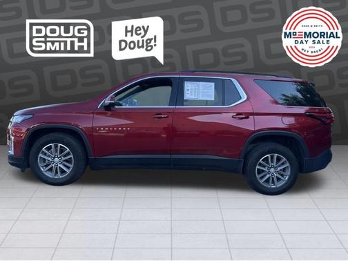 Radiant Red 2023 Chevrolet Traverse LT Leather