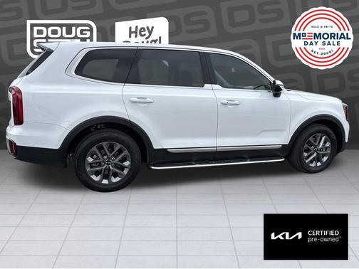 Glacial White Pearl 2024 Kia Telluride LX