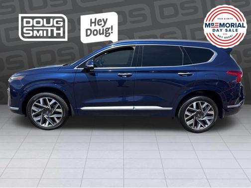 Stormy Blue 2023 Hyundai SANTA FE Calligraphy