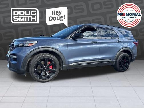 Blue Metallic 2021 Ford Explorer ST