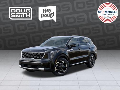 Aurora Black Pearl 2026 Kia Sorento Hybrid EX