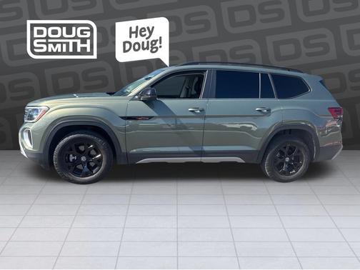 Avocado Green 2024 Volkswagen Atlas 2.0T Peak Edition SEL