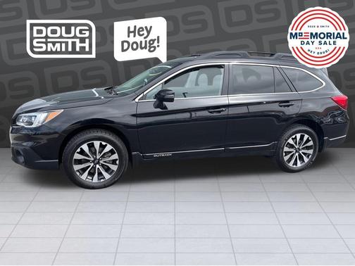 Crystal Black Silica 2017 Subaru Outback 2.5i Limited