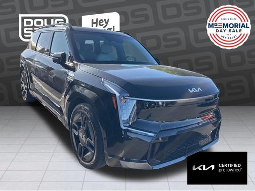 Aurora Black Pearl 2024 Kia EV9 GT-Line