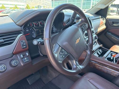 White Diamond Clearcoat 2015 Chevrolet Tahoe LTZ
