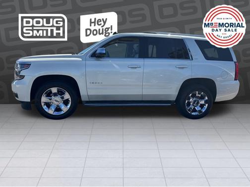 White Diamond Clearcoat 2015 Chevrolet Tahoe LTZ