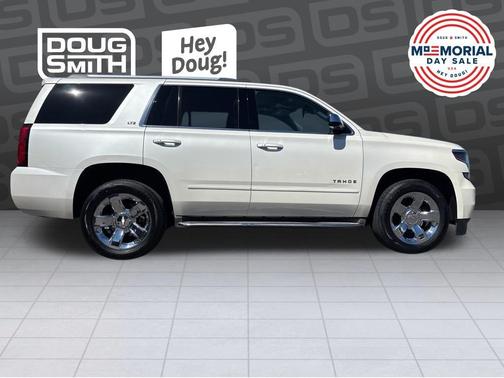 White Diamond Clearcoat 2015 Chevrolet Tahoe LTZ
