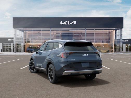 Blue 2026 Kia Sportage Hybrid EX