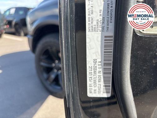 Diamond Black 2021 RAM 1500 Classic SLT