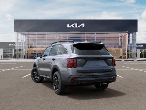 Steel Gray 2026 Kia Sorento Hybrid X-LINE SX PRESTIGE