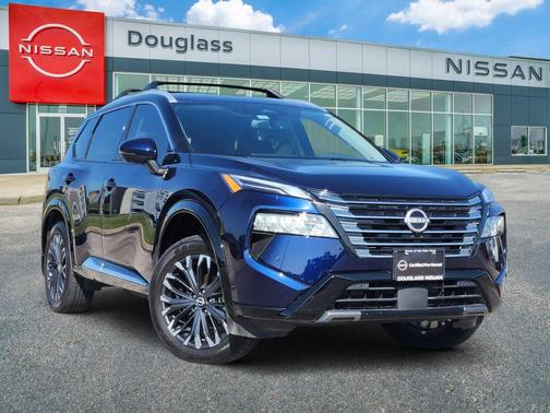 Deep Ocean Blue 2025 Nissan Rogue Platinum