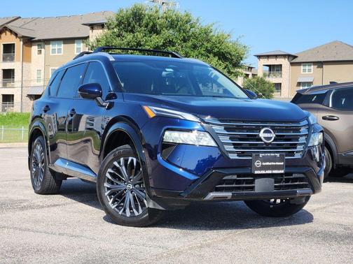 Deep Ocean Blue 2025 Nissan Rogue Platinum
