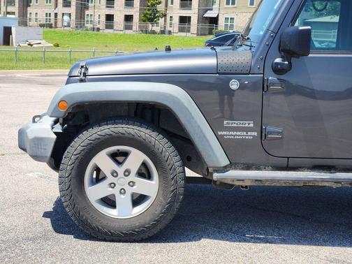 Granite Crystal Clearcoat Metallic 2017 Jeep Wrangler Unlimited Sport