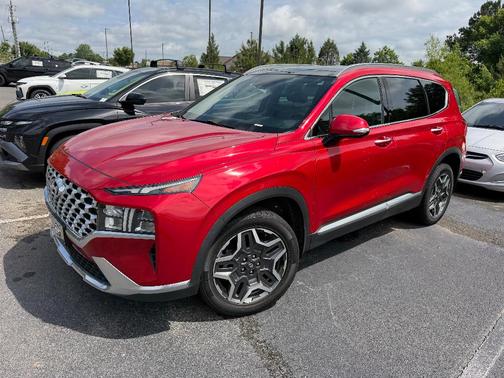 Calypso Red 2023 Hyundai SANTA FE HEV SEL Premium