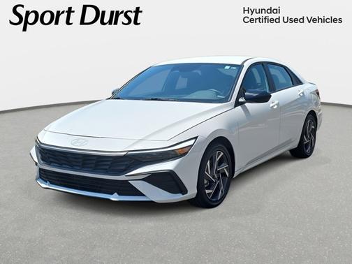 White 2025 Hyundai ELANTRA HEV SEL Sport