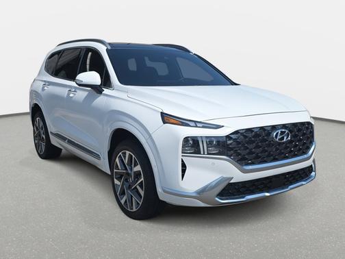 White 2023 Hyundai SANTA FE Calligraphy