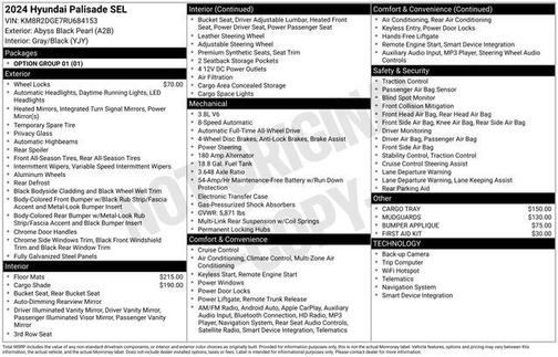 2024 Hyundai PALISADE SEL