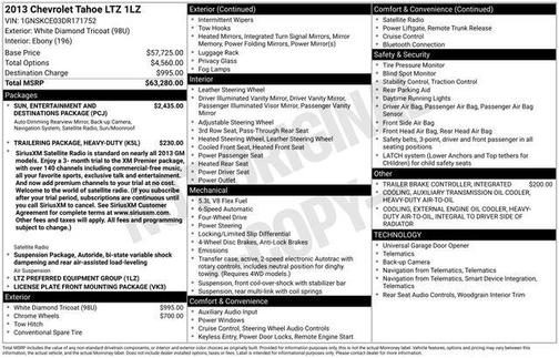 2013 Chevrolet Tahoe LTZ