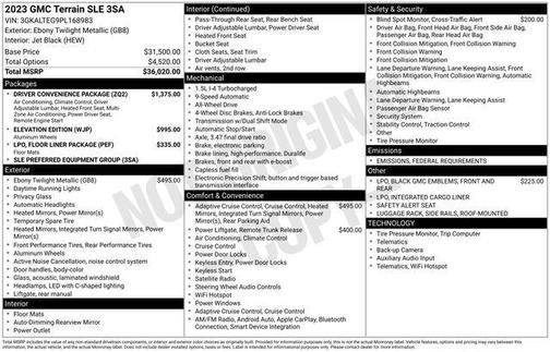 2023 GMC Terrain SLE