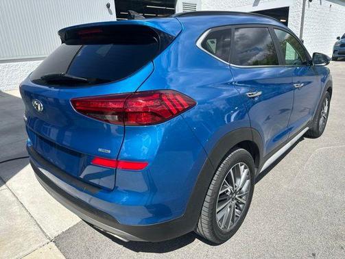 Aqua Blue 2019 Hyundai TUCSON Ultimate