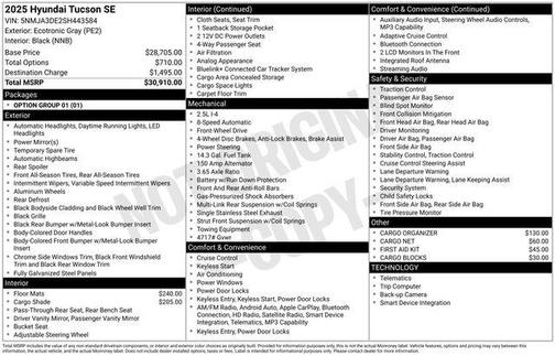 2025 Hyundai TUCSON SE