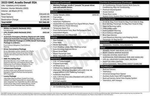 2023 GMC Acadia Denali