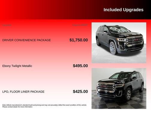 Ebony Twilight Metallic 2022 GMC Acadia SLE