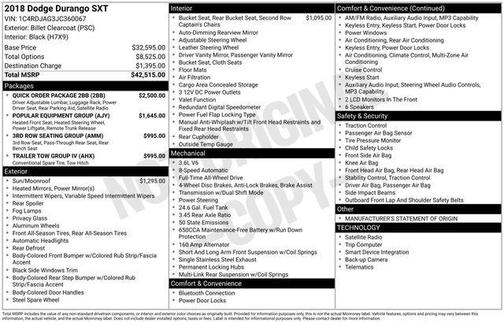 2018 Dodge Durango SXT