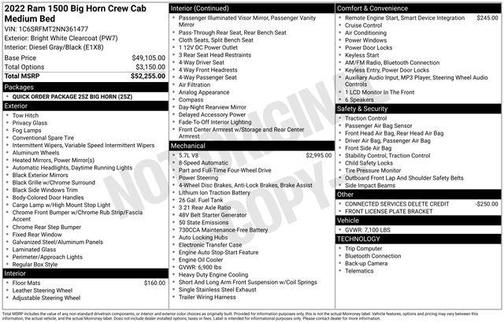 2022 RAM 1500 Big Horn
