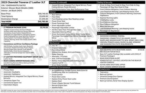2023 Chevrolet Traverse LT Leather