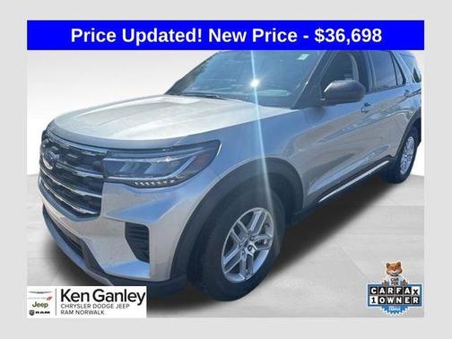 Silver Metallic 2025 Ford Explorer Active