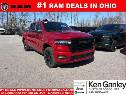 Molten Red Pearlcoat 2026 RAM 1500 Laramie