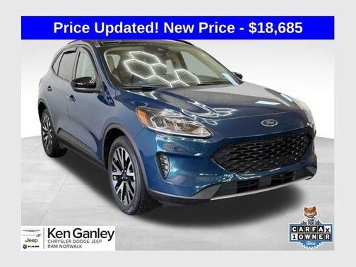 Dark Persian Green Metallic 2020 Ford Escape SE Sport Hybrid