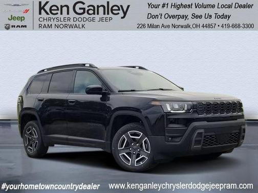 Diamond Black 2026 Jeep Cherokee LAREDO/LIMITED