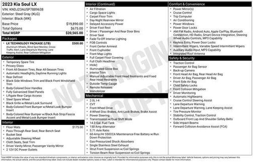 2023 Kia Soul LX
