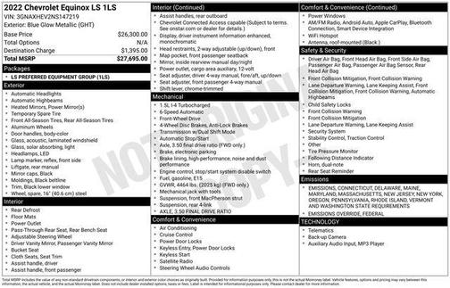 2022 Chevrolet Equinox LS