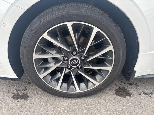 White 2023 Hyundai SONATA Limited
