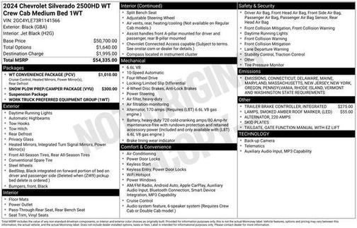 2024 Chevrolet Silverado 2500 WT
