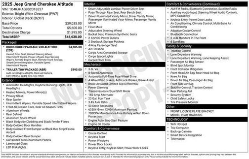 2025 Jeep Grand Cherokee Laredo
