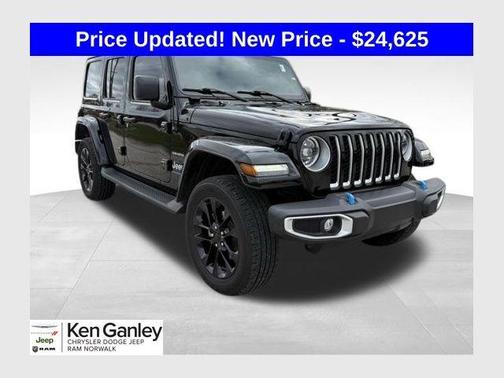 Black Clearcoat 2023 Jeep Wrangler 4xe Sahara